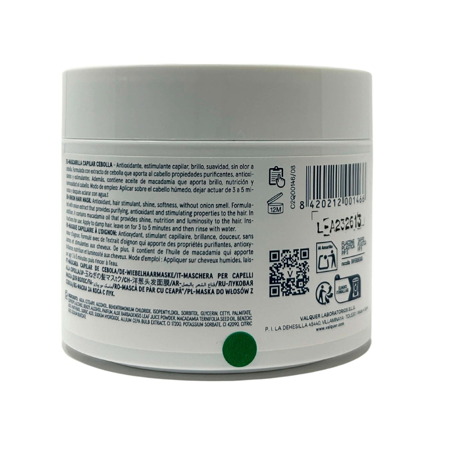 Mascarilla capilar de cebolla - 300 ml