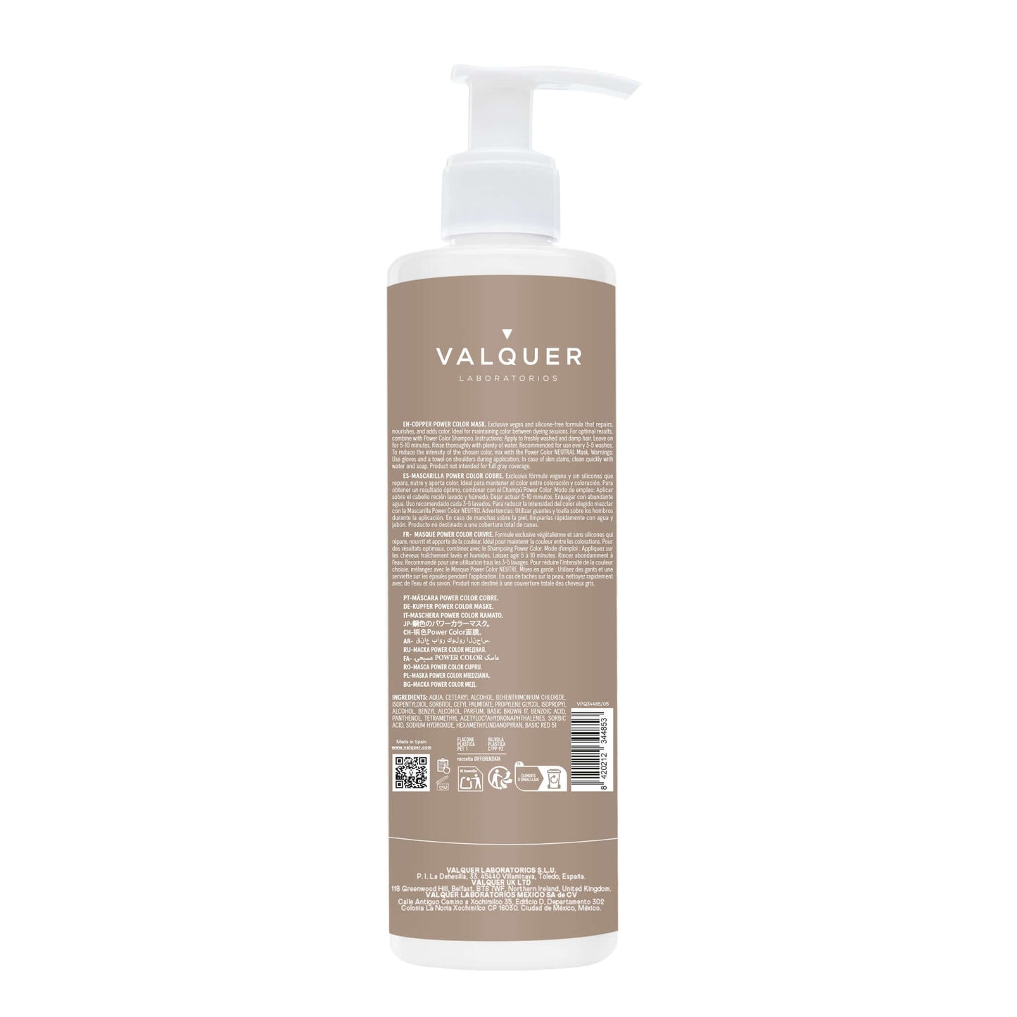 Mascarilla color Cobre - Power Color - 275 ml