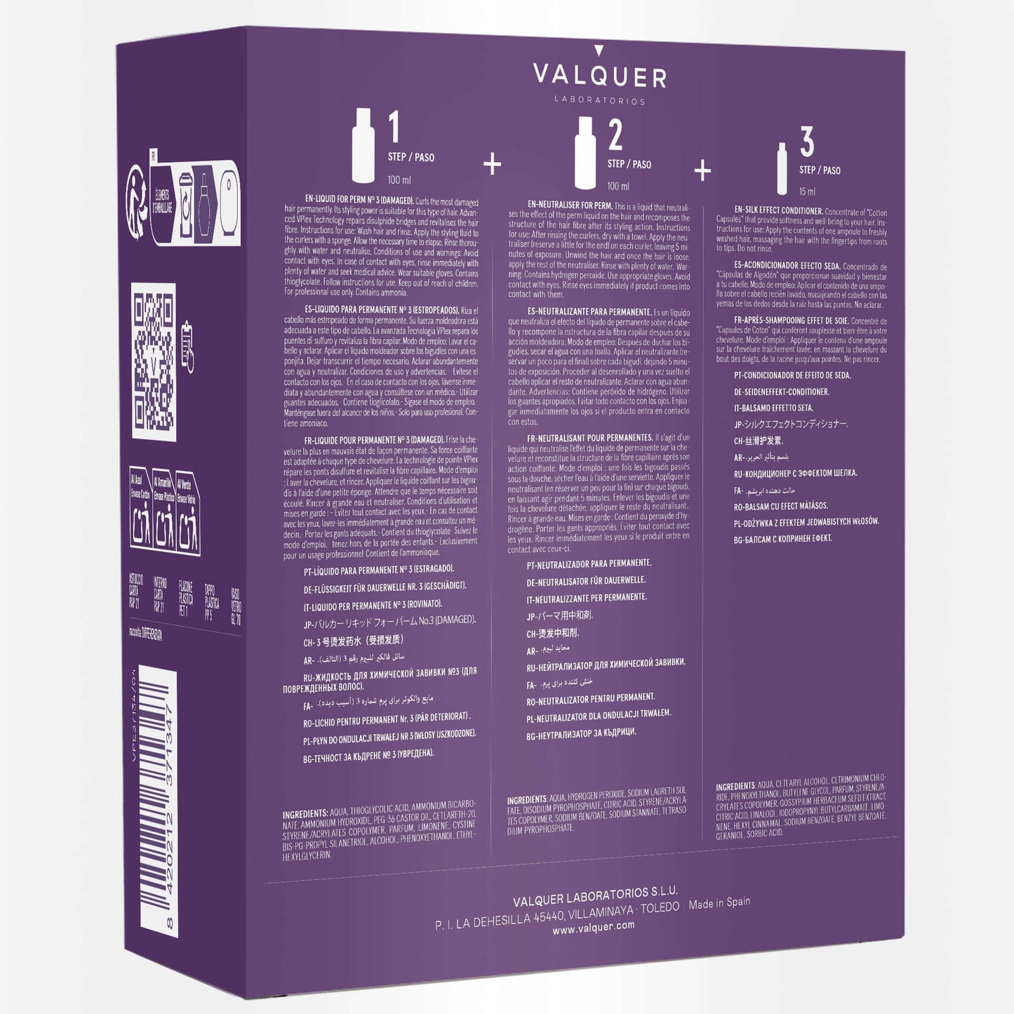 Kit para permanente Nº 3 (estropeados) - 210 ml