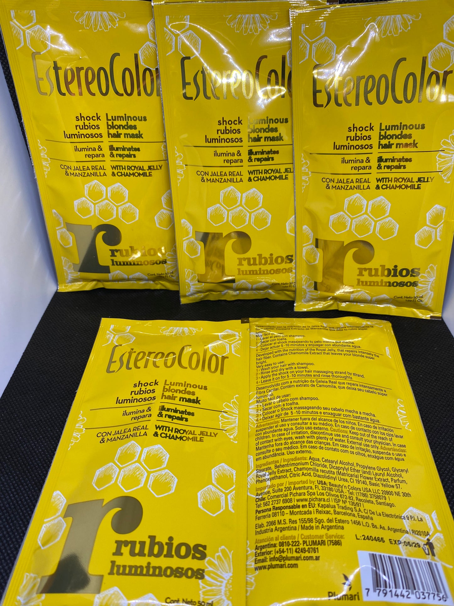 Shock rubios luminosos