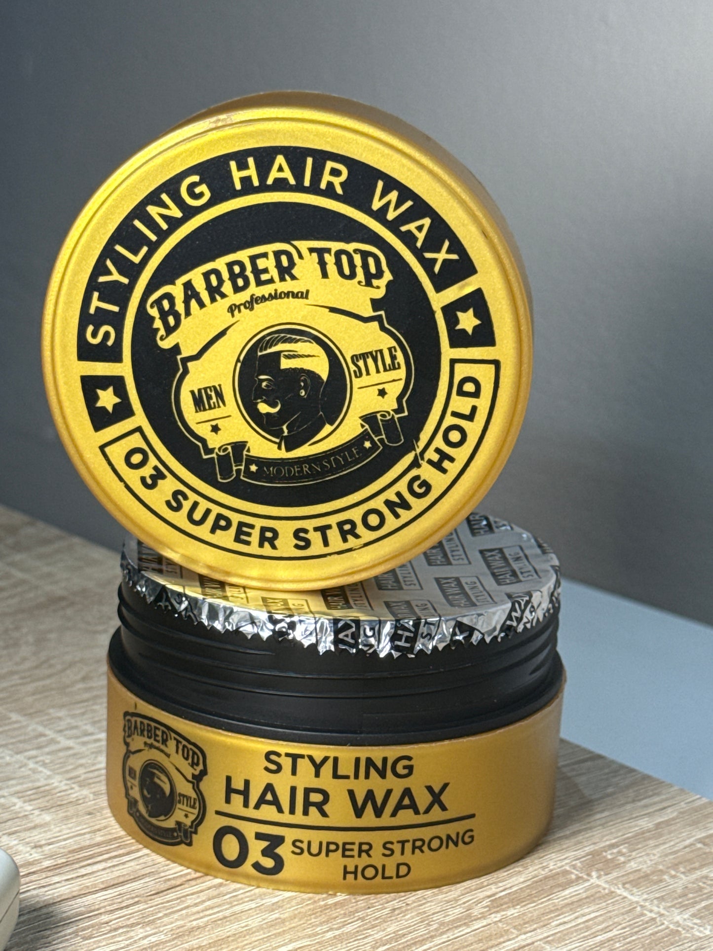 Barber Top Professional - Styling Hair Wax 03 (Super Strong Hold)