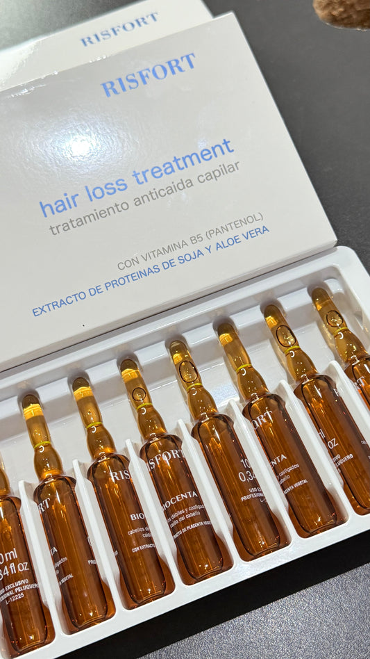 Tratamiento Anticaída en Ampollas con Placenta Vegetal (12 uds)