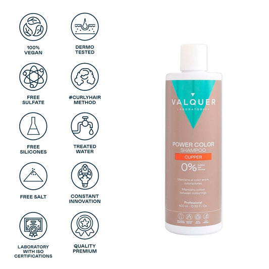 Champú color Cobre - Power Color - 400 ml