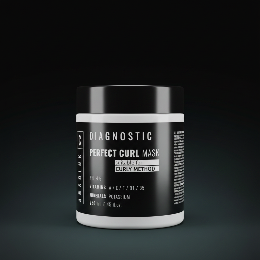 Mascarilla Rizos Perfectos Absoluk Diagnostic | Curly Method · pH 4.5 · Vitaminas A E F B1 B5 · Potasio · 250ml