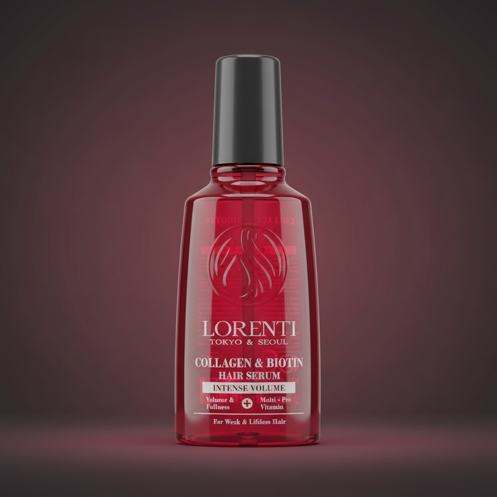 Sérum Capilar Colágeno y Biotina Lorenti Tokyo & Seoul | Volumen Intenso · Cabello Débil y sin Vida · Multi-Pro Vitamínico