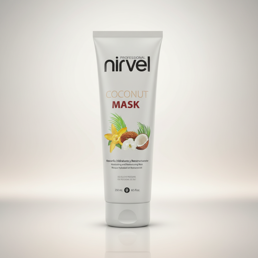 Nirvel Professional Coconut Mask | Mascarilla Hidratante y Reestructurante · 250ml