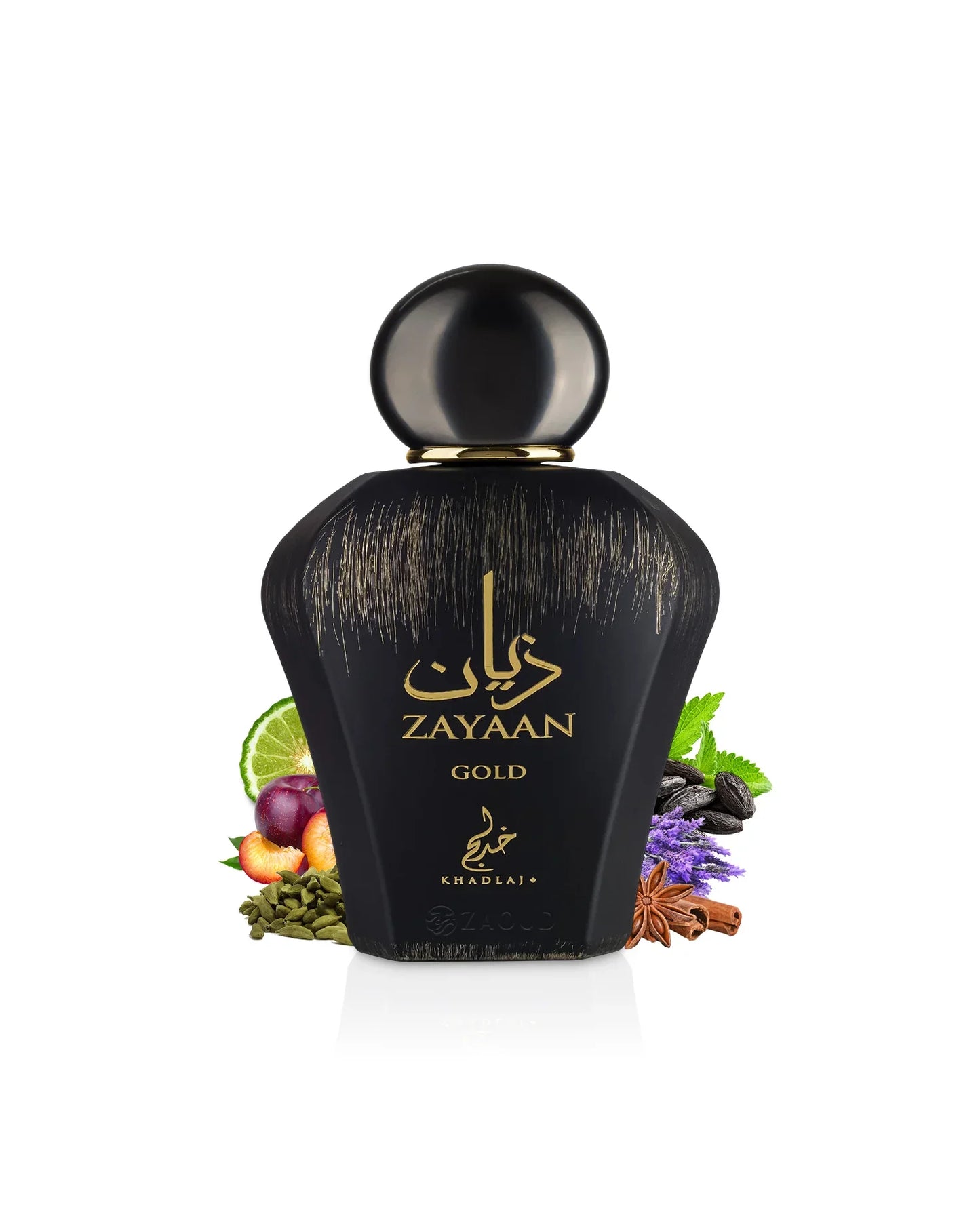 Zayaan Gold 100ml Eau De Parfum for Men Khadlaj Fragrance with Plum and Cinnamon