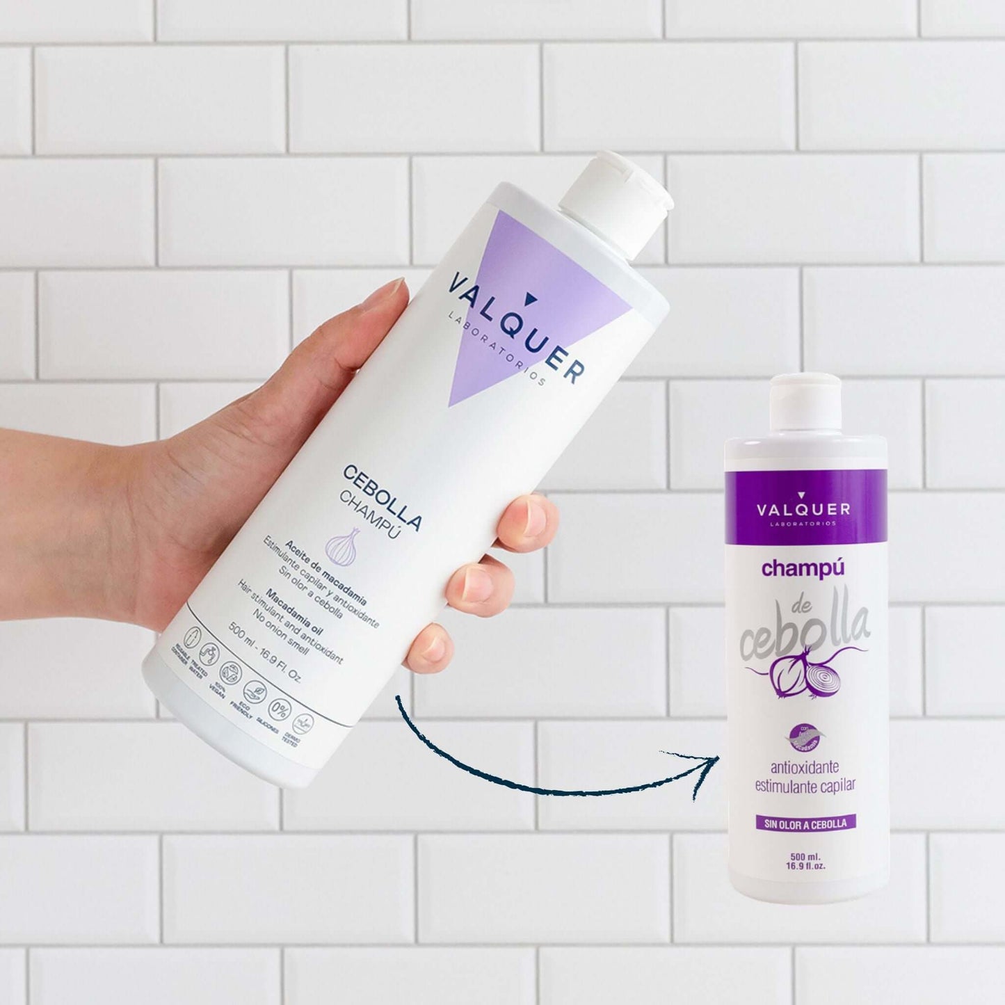 Champú de Cebolla - Revitalizante, antioxidante y purificante