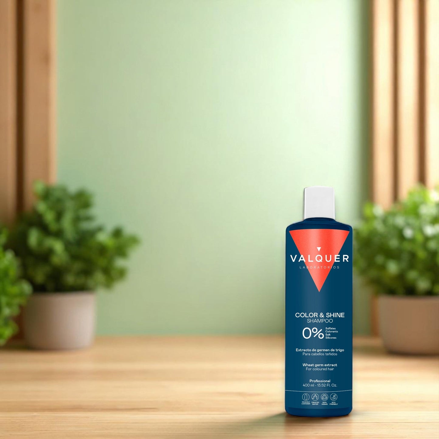 Champú para cabellos teñidos -  0% sin sulfatos potenciador del color y brillo