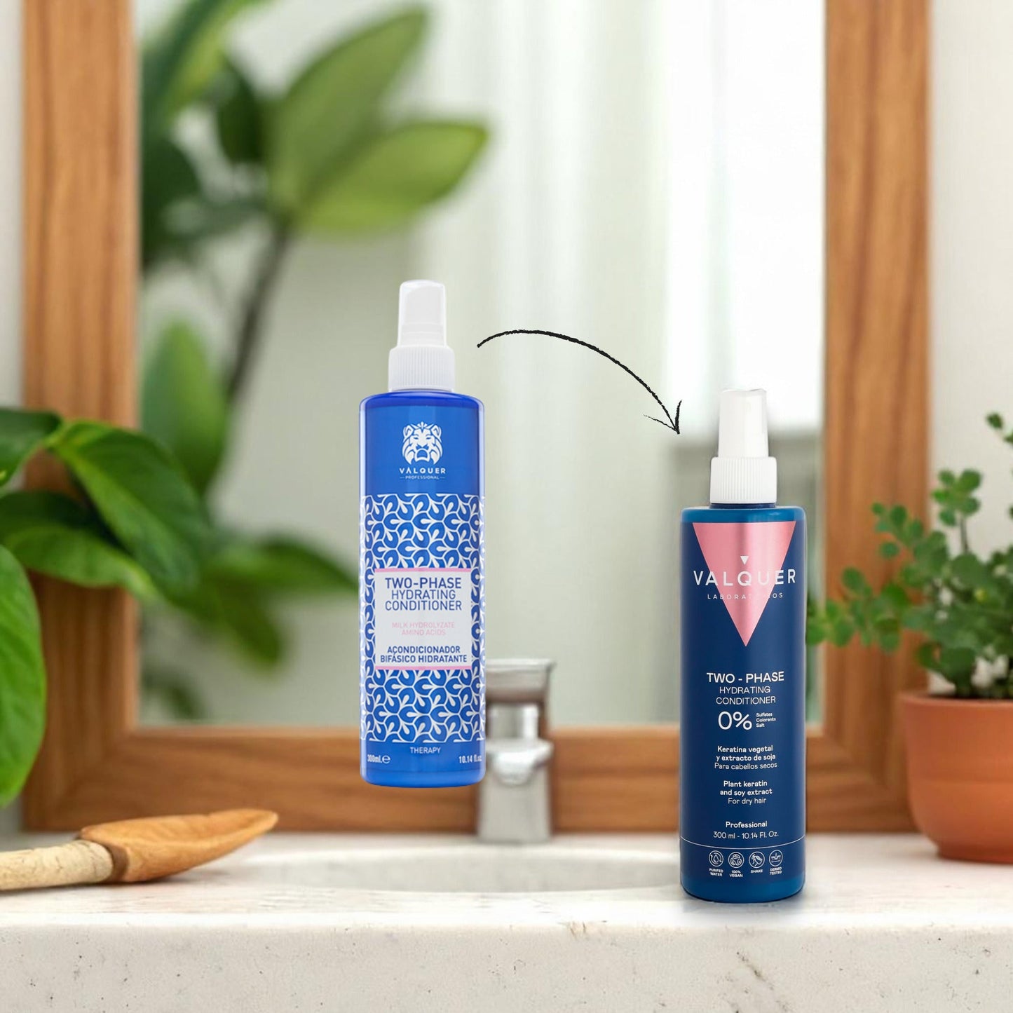 Acondicionador bifásico ultrahidratante para cabellos secos - 300 ml