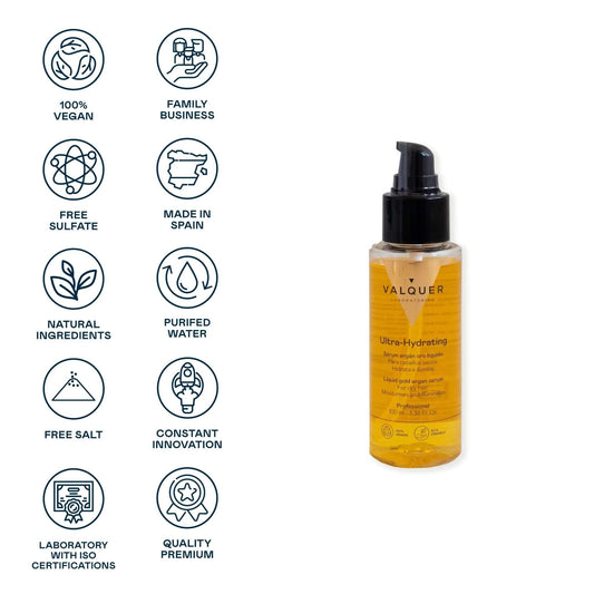 Sérum con Aceite de Argán y Oro Líquido - 100 ml