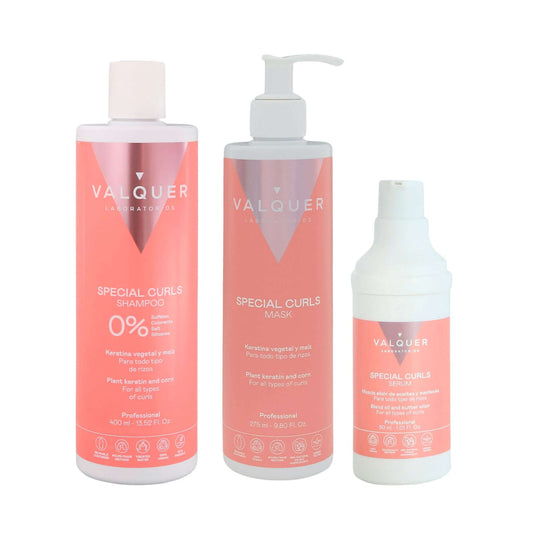 Pack curly Champú, mascarilla y serum para cabellos rizados - 720 ml