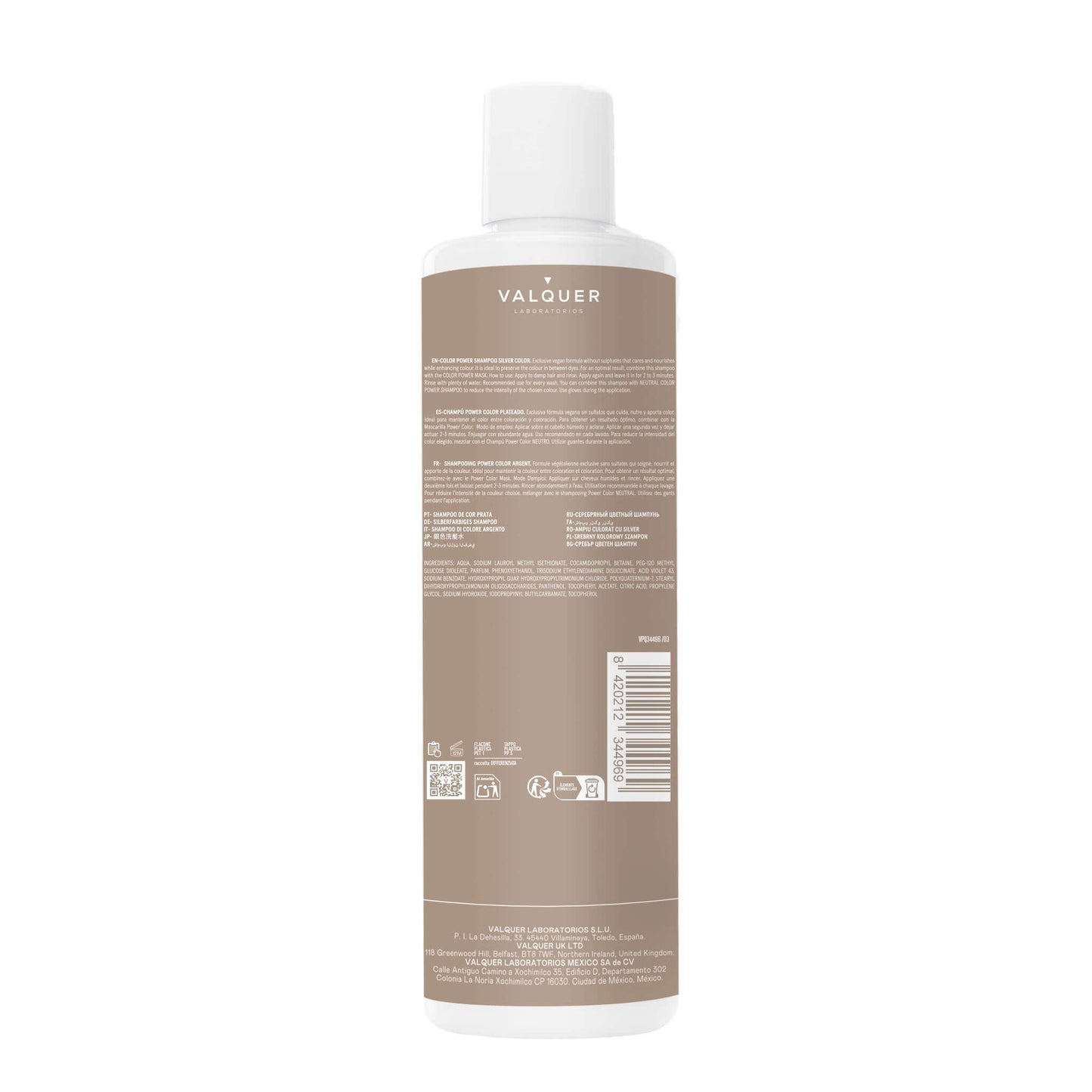 Champú color Gris - Power Color- 400 ml