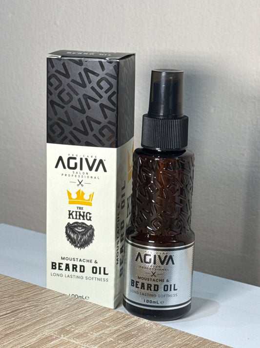 Agiva Moustache & Beard Oil "The King" - 100ml