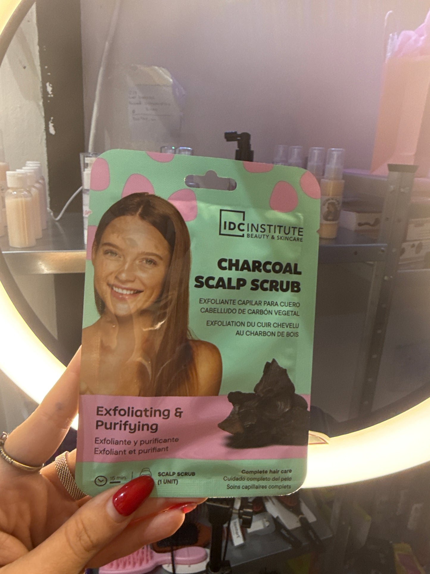 Exfoliante capilar carbón vegetal