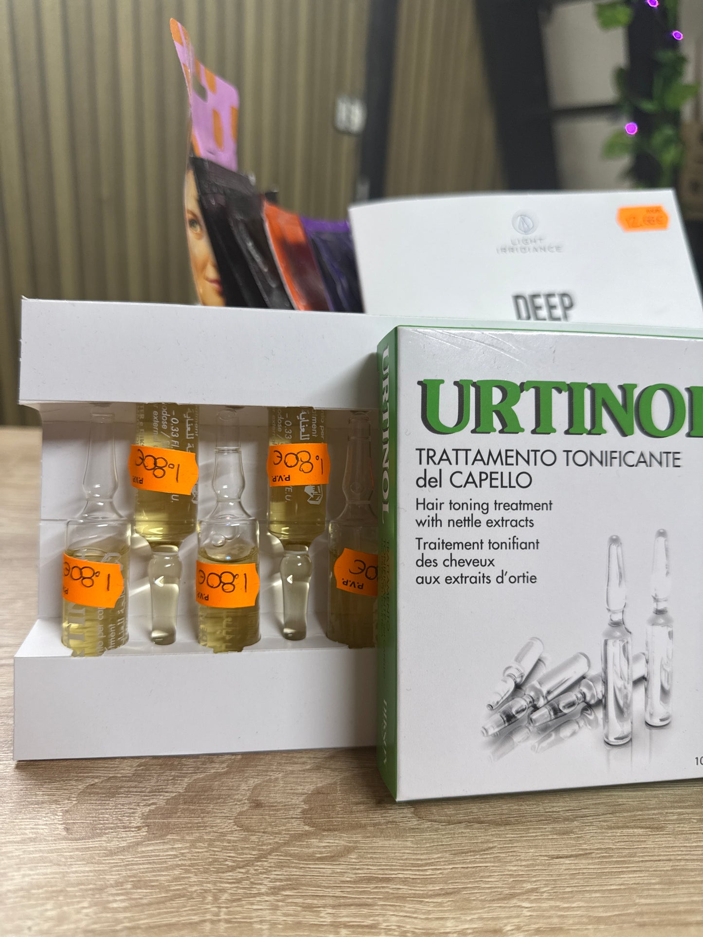 Tratamiento Tonificante del Cabello con Extractos de Ortiga (Ampollas)