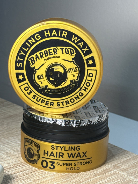 Barber Top Professional - Styling Hair Wax 03 (Super Strong Hold)