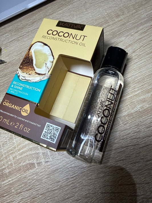 Coconut Reconstruction Oil – Brillo Exótico y Reconstrucción Total