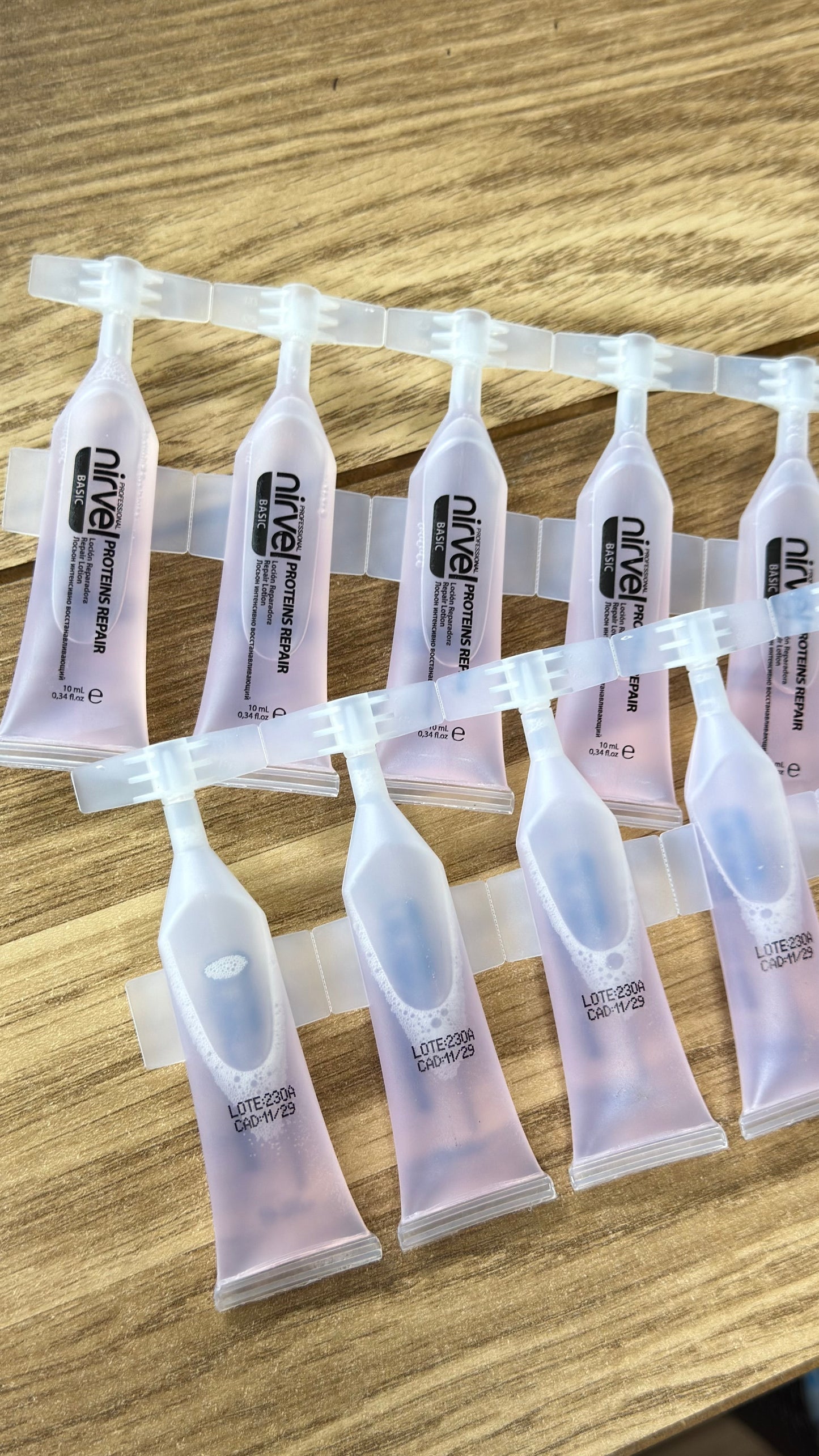 Nirvel BASIC Proteins Repair - Ampollas de Nutrición Intensiva con Proteínas de Trigo