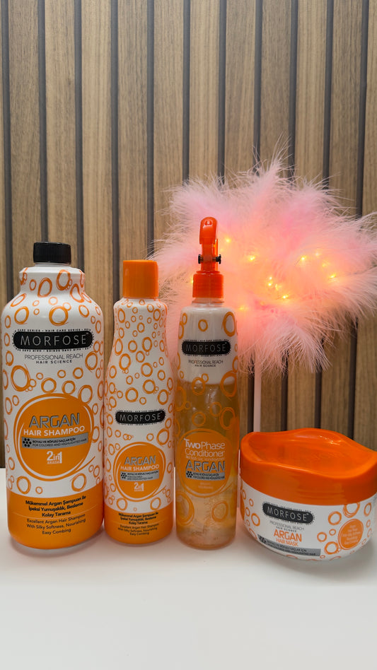 ✨ Set Morfose Argan – Rutina Completa de Nutrición y Brillo