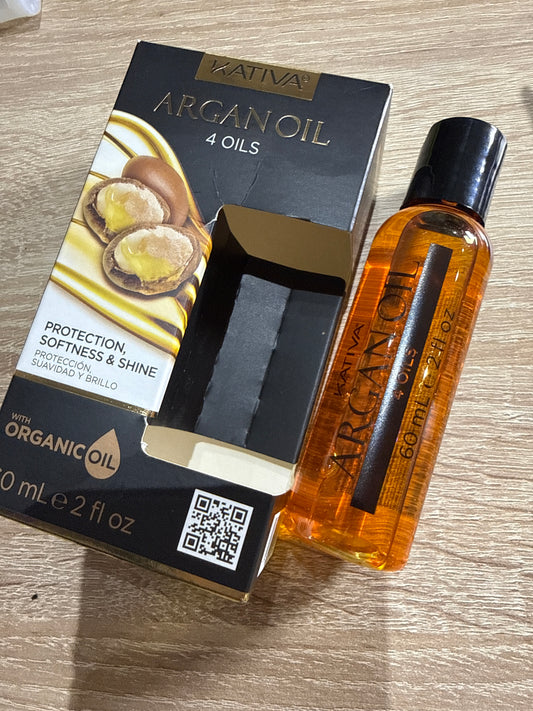 Argan Oil 4 Oils – El Elixir de Brillo y Protección (60ml)