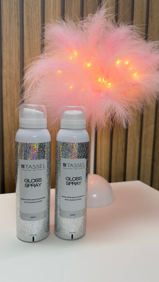 ✨ Tassel Gloss Spray – Brillo Instantáneo y Acabado Profesional