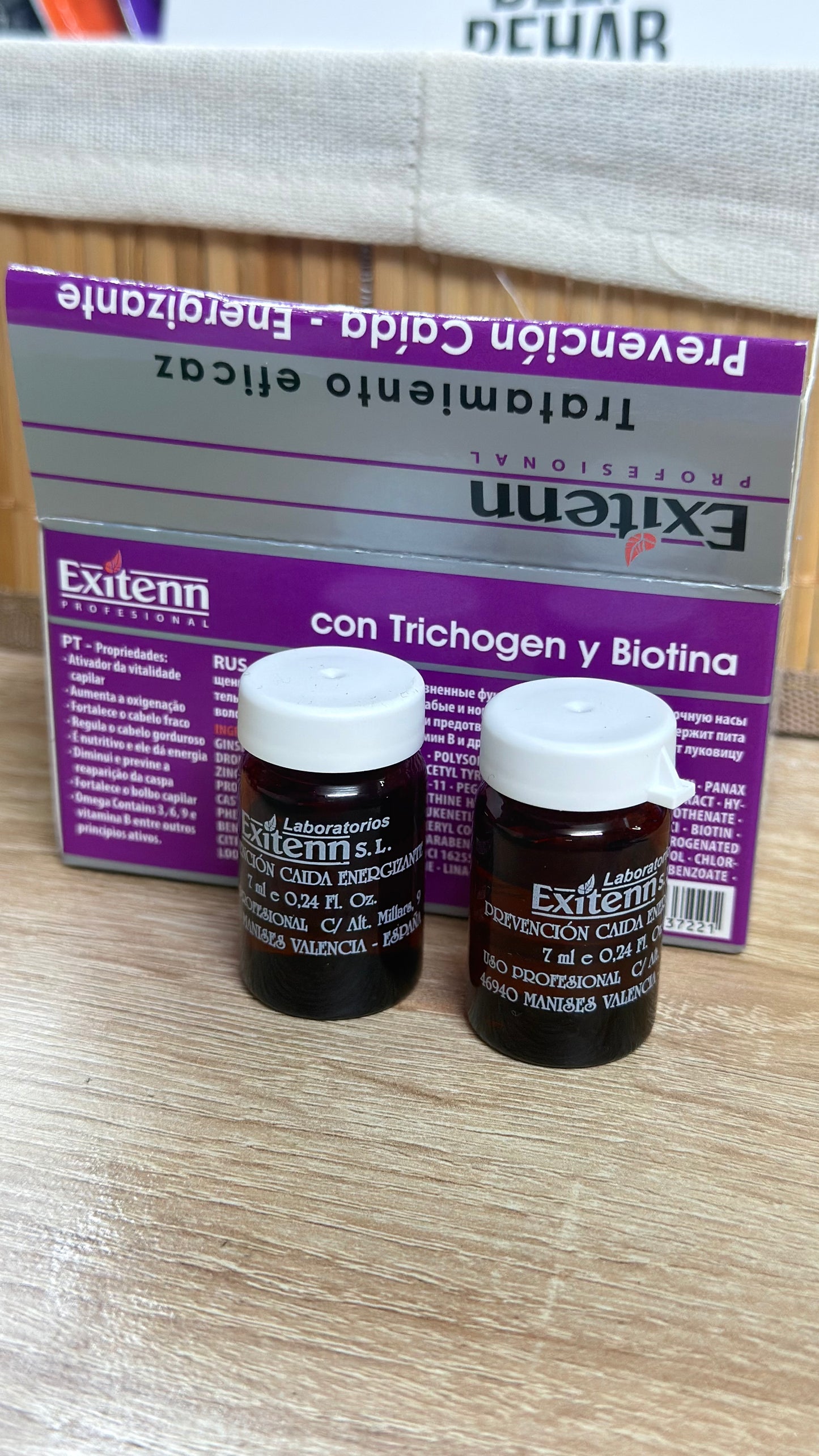 Tratamiento Prevención Caída Energizante con Trichogen y Biotina