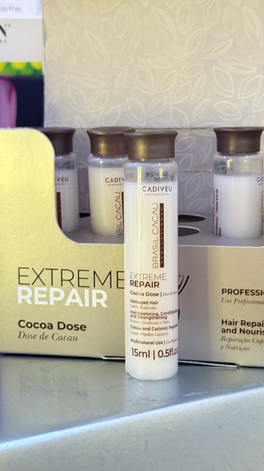 Ampolla Cadiveu Brasil Cacau Extreme Repair - Cocoa Dose.