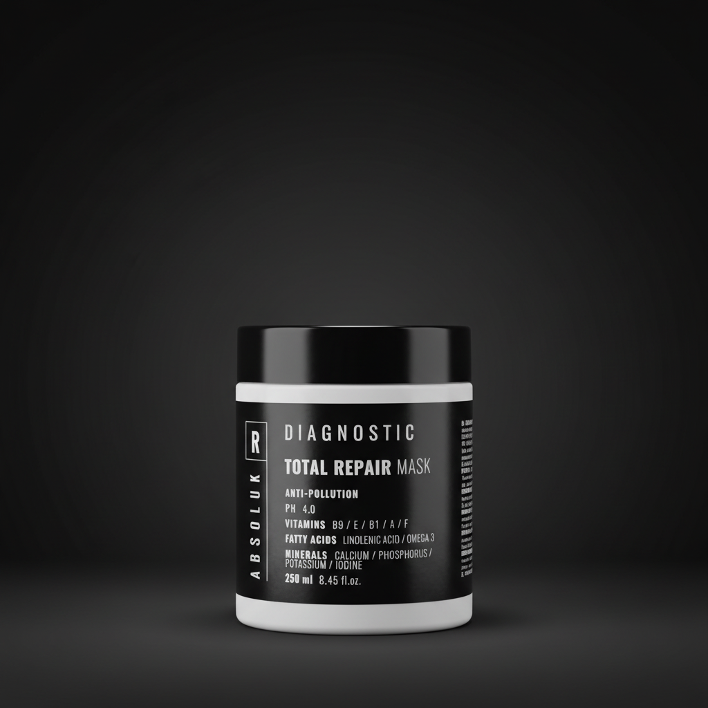 Mascarilla Reparación Total Absoluk Diagnostic | Anti-Polución · pH 4.0 · Omega 3 · Calcio · Yodo · 250ml