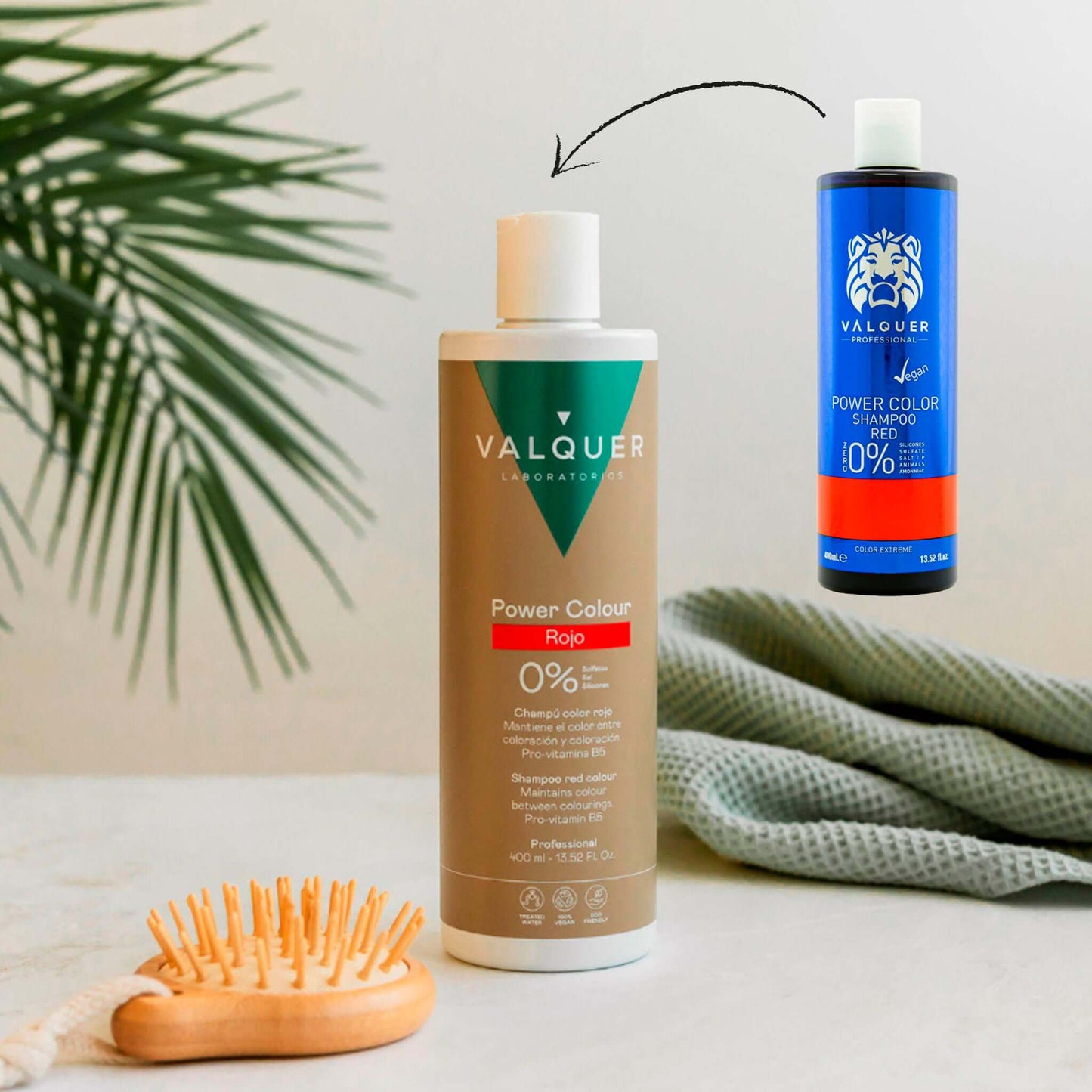 Champú color Rojo - Power Color - 400 ml