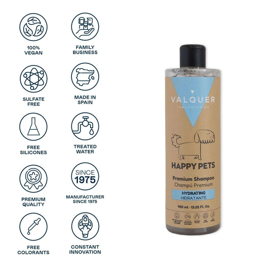 Champú Premium Hidratante para Mascotas - 400 ml