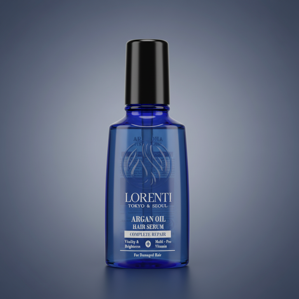 Sérum Capilar Aceite de Argán Lorenti Tokyo & Seoul | Reparación Total · Vitalidad · Brillo · Multivitaminas · Cabello Dañado