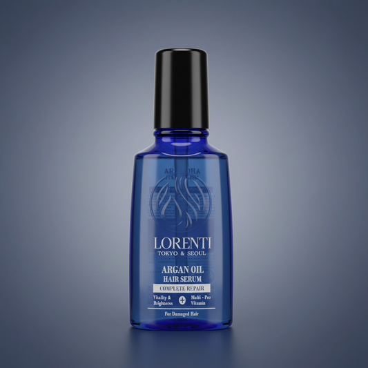 Sérum Capilar Aceite de Argán Lorenti Tokyo & Seoul | Reparación Total · Vitalidad · Brillo · Multivitaminas · Cabello Dañado