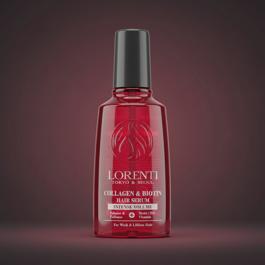 Sérum Capilar Colágeno y Biotina Lorenti Tokyo & Seoul | Volumen Intenso · Cabello Débil y sin Vida · Multi-Pro Vitamínico