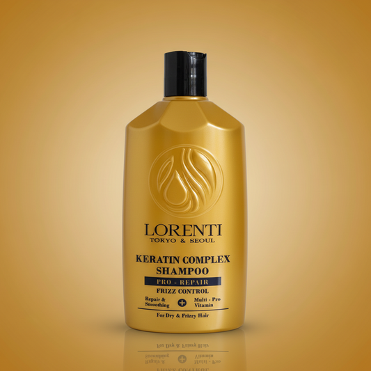 Lorenti Tokyo & Seoul Champú Keratin Complex | Pro-Repair · Frizz Control · Cabello Seco y Encrespado