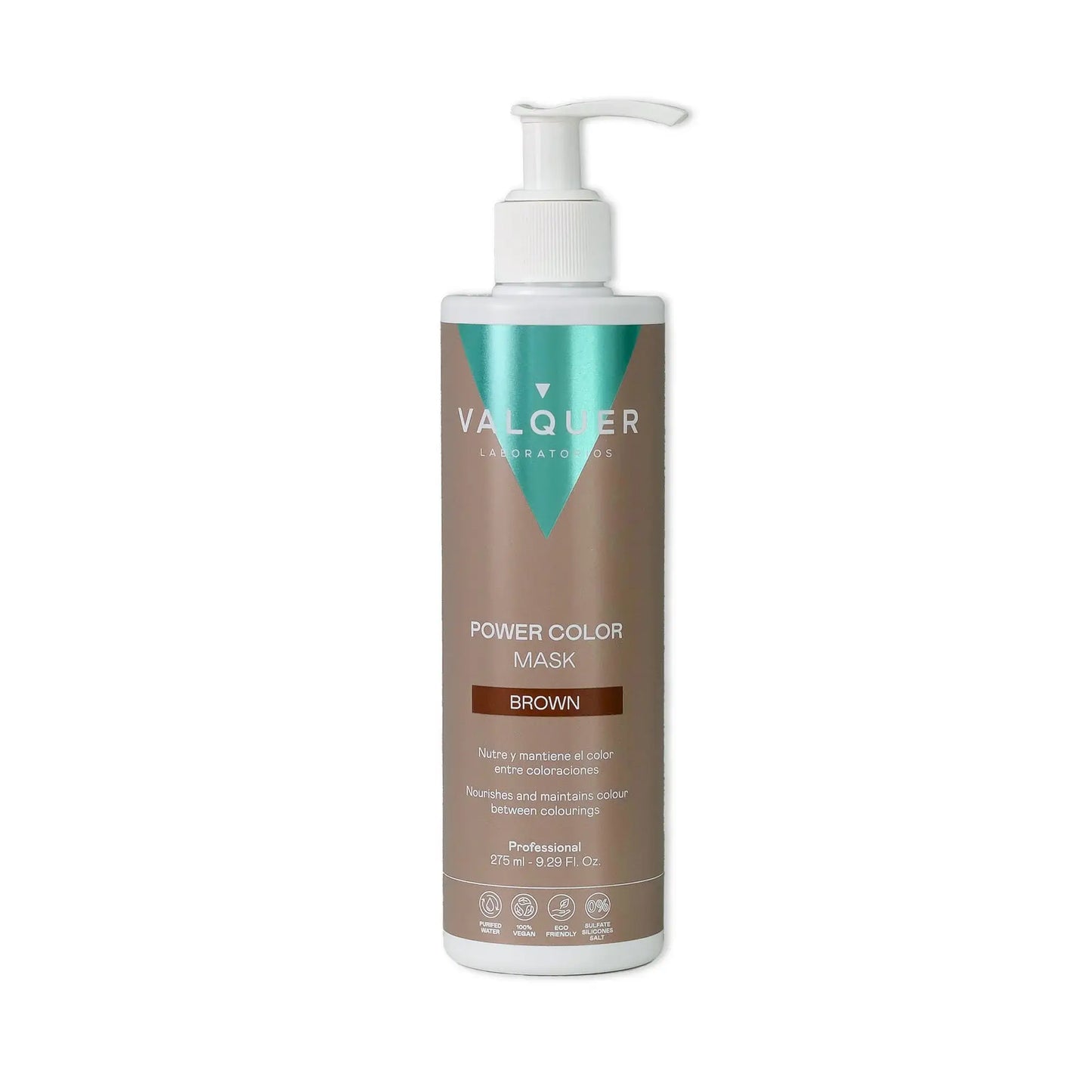 Mascarilla color Castaño - Power Color - 275 ml