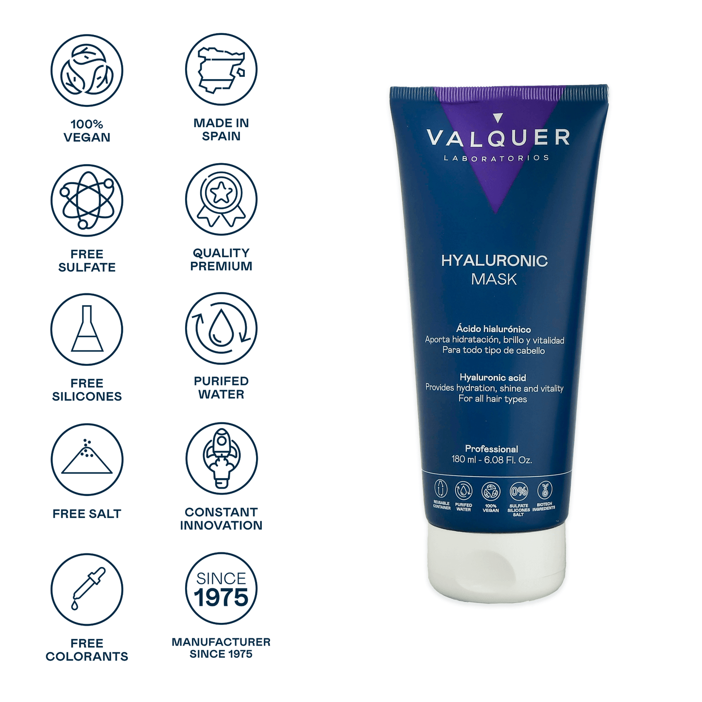 Mascarilla Capilar con Ácido Hialurónico Edición Limitada - 180 ml