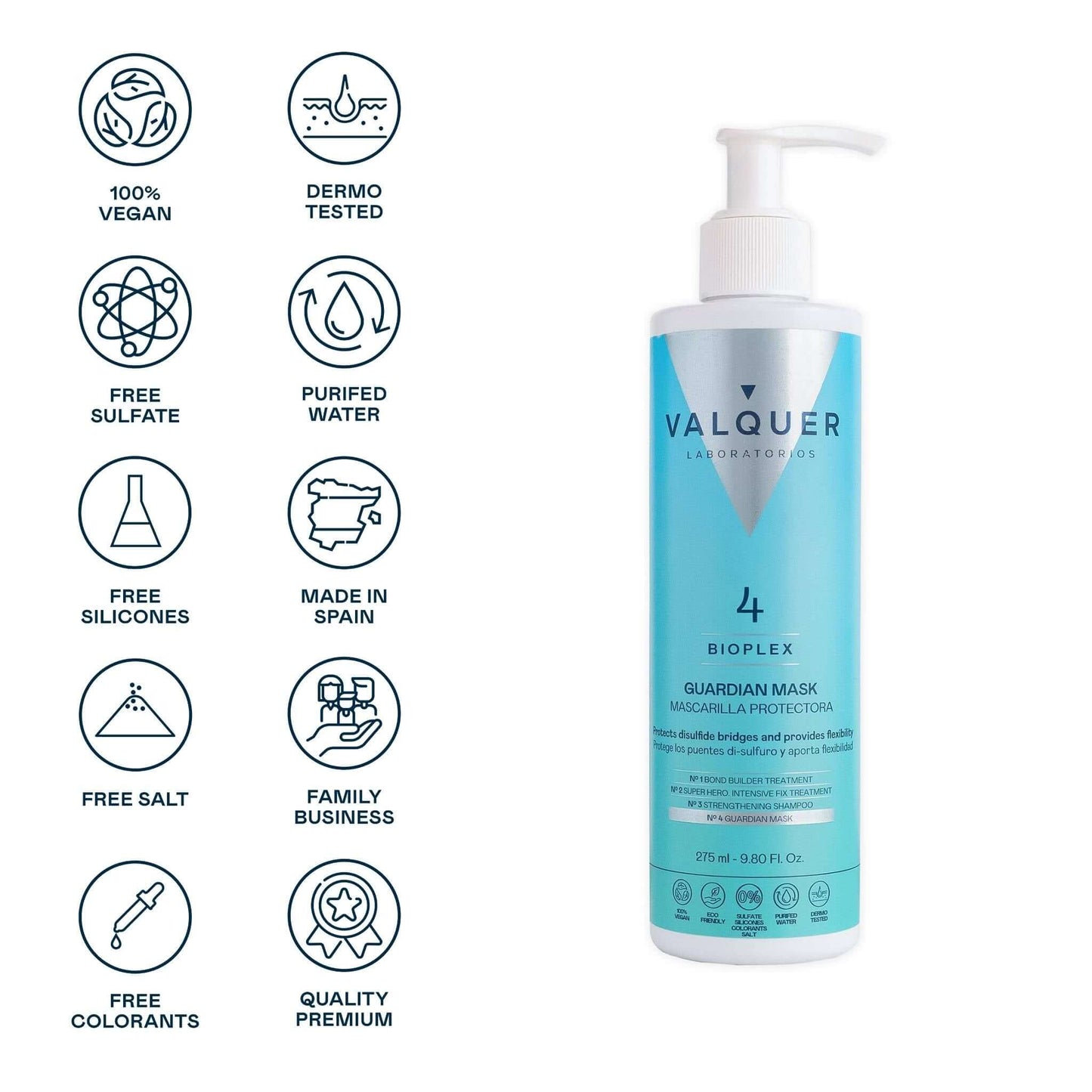 Bioplex Nº4 - Mascarilla Capilar Protectora - 275 ml