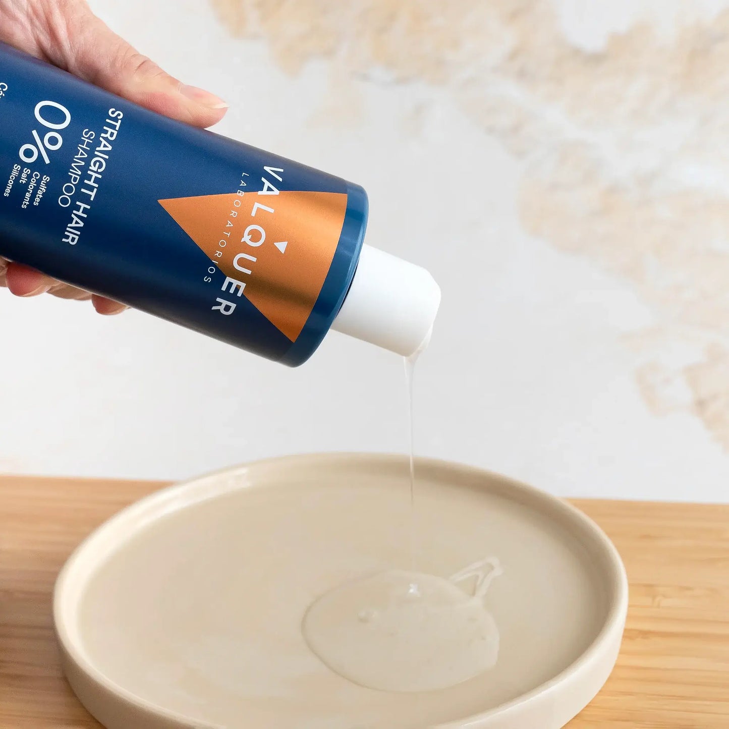 Champú para pelo liso - 0% Sin sulfatos